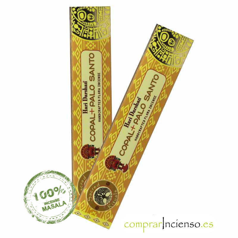 Incienso Masala Hari Darshan Copal Palo Santo - CompraIncienso