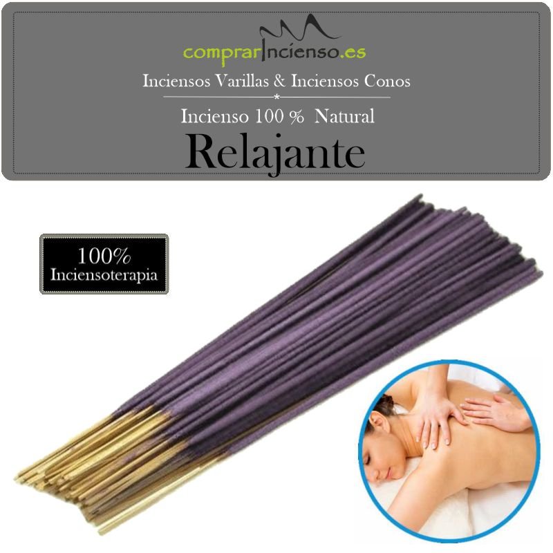 Incienso natural varilla RELAJANTE comprarincienso.es