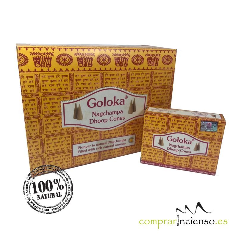 Incienso Conos Artesanal 100 % Natural Nag Champa - CompraIncienso