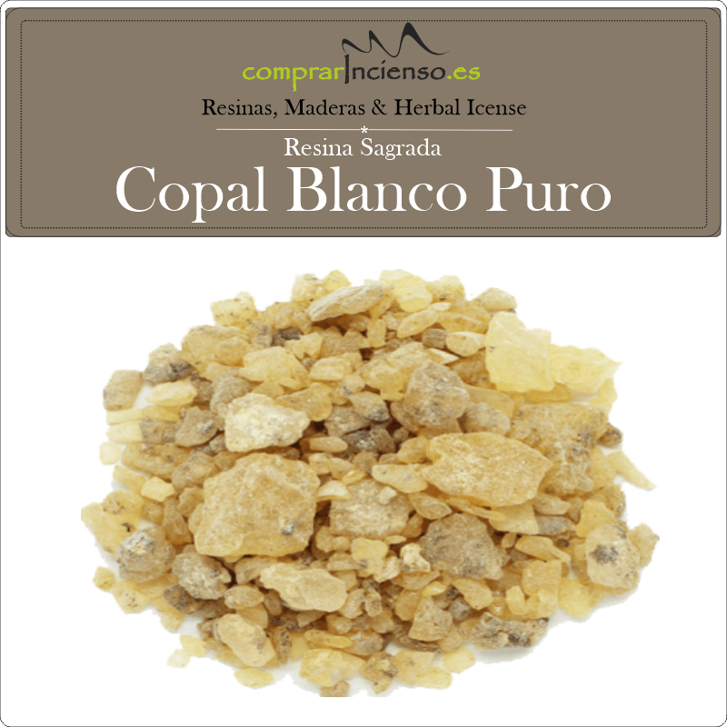 Incienso de resina de copal blanco a granel - 100% puro incienso natural  goma Dammar roca granular grado A