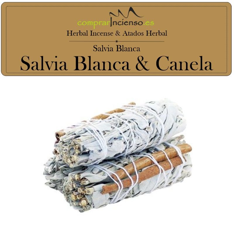 Atado De Salvia Blanca & Canela - CompraIncienso