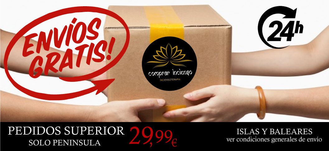 Caja conos de incienso - Regalos personalizados al mejor precio.